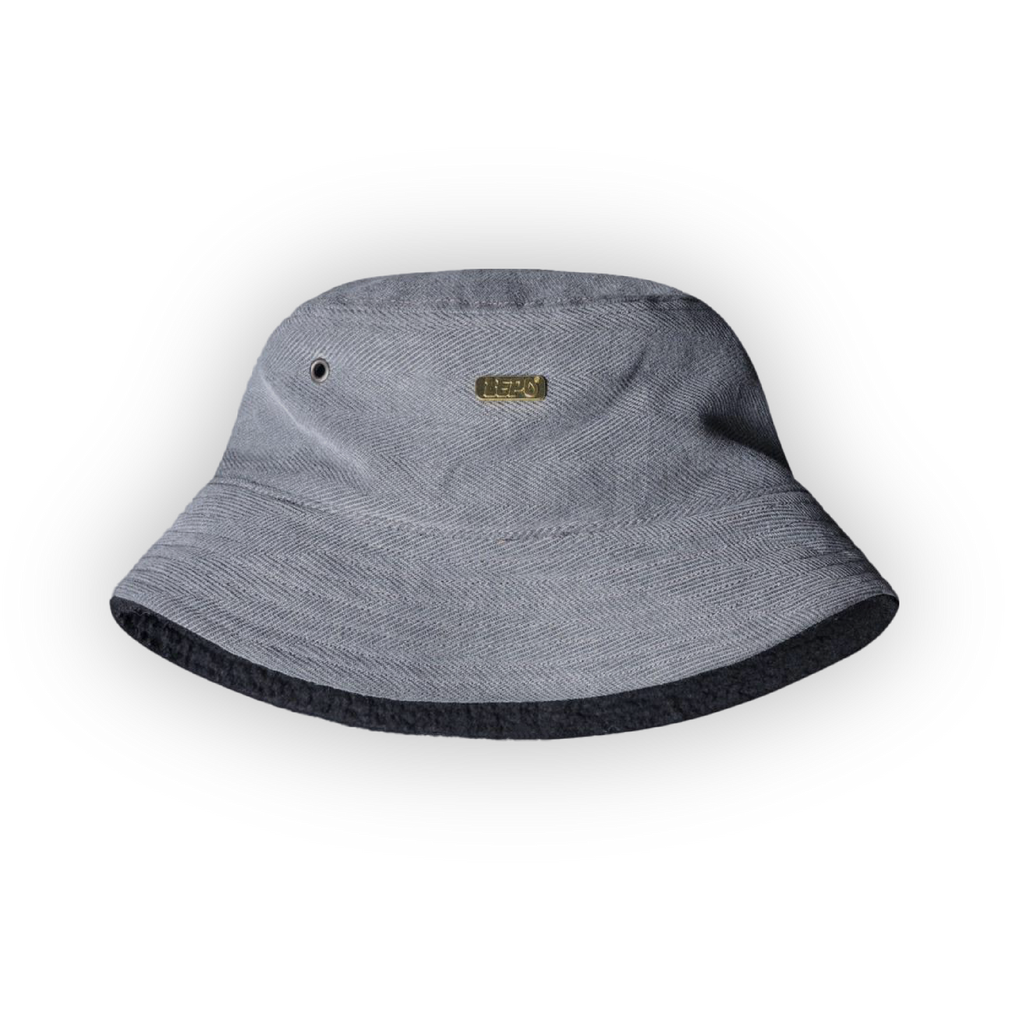Herringbone Contrast Bucket Hat