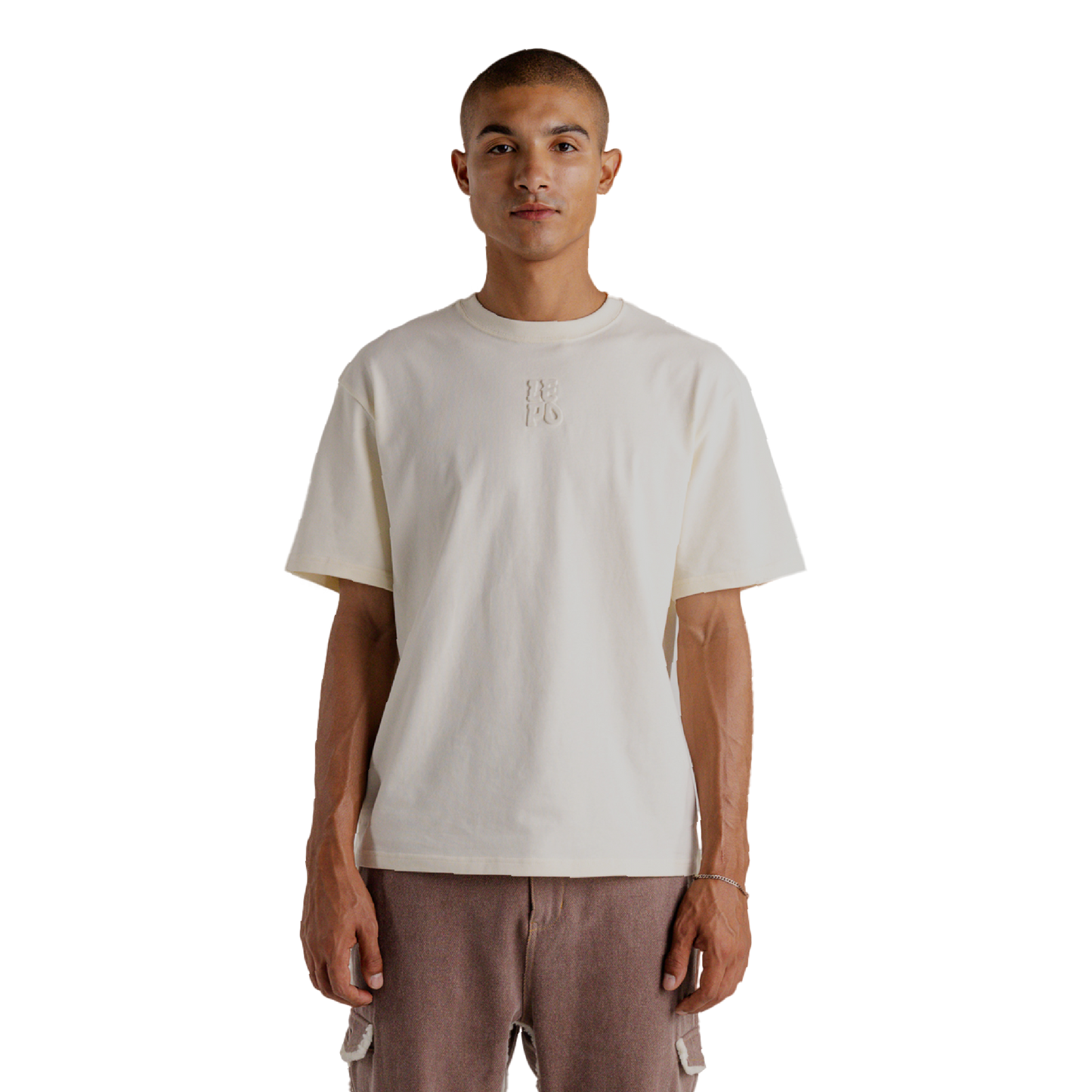 "Embossed Logo" T-Shirt